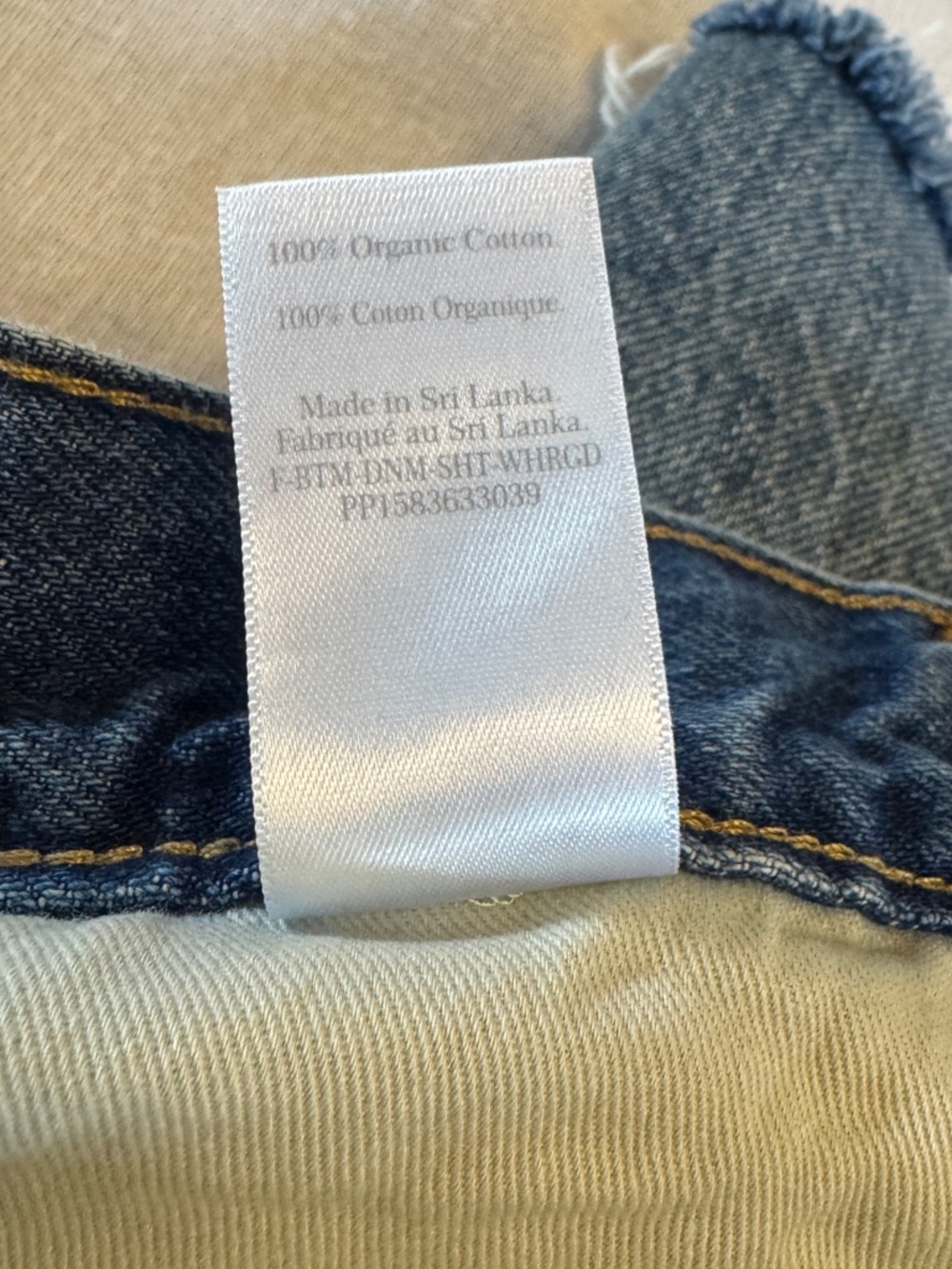Everlane Denim Shorts Womens 27 High Rise Distressed Cutoff Jean Shorts - Picture 8 of 8